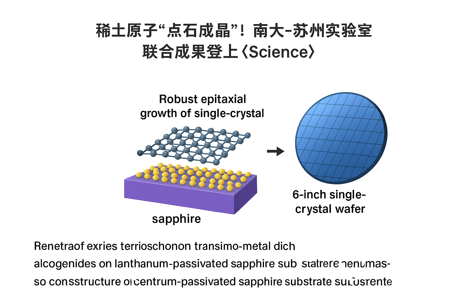稀土原子“点石成晶”！南大-苏州实验室联合成果登上《Science》